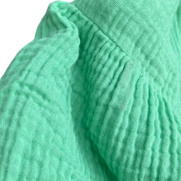 NATION Ltd Los Angeles Padma Double Gauze Tiered Mini Dress Size M - Picture 16 of 16